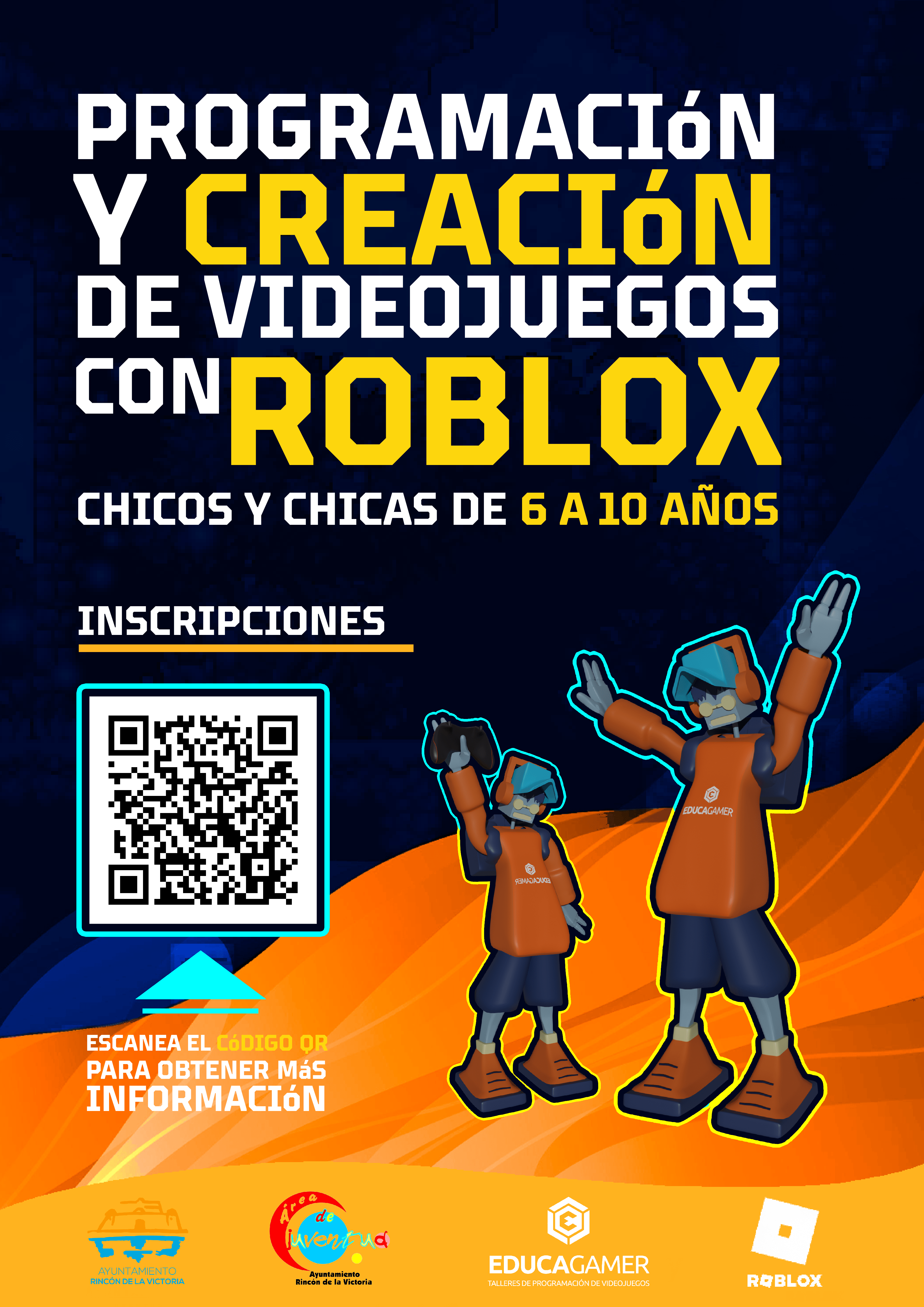 La Concejalía de Juventud organiza talleres de programación y creación de  videojuegos con ROBLOX STUDIO y UNITY - AxarquiaPlus