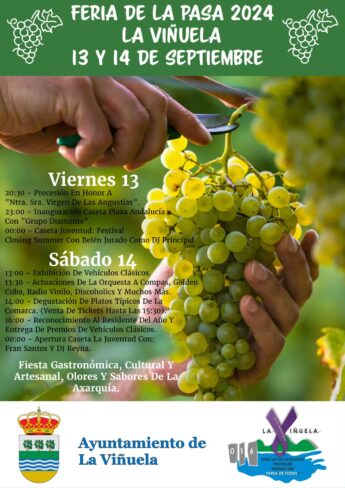 Feria de la Pasa Viñuela 13 y 14 sept