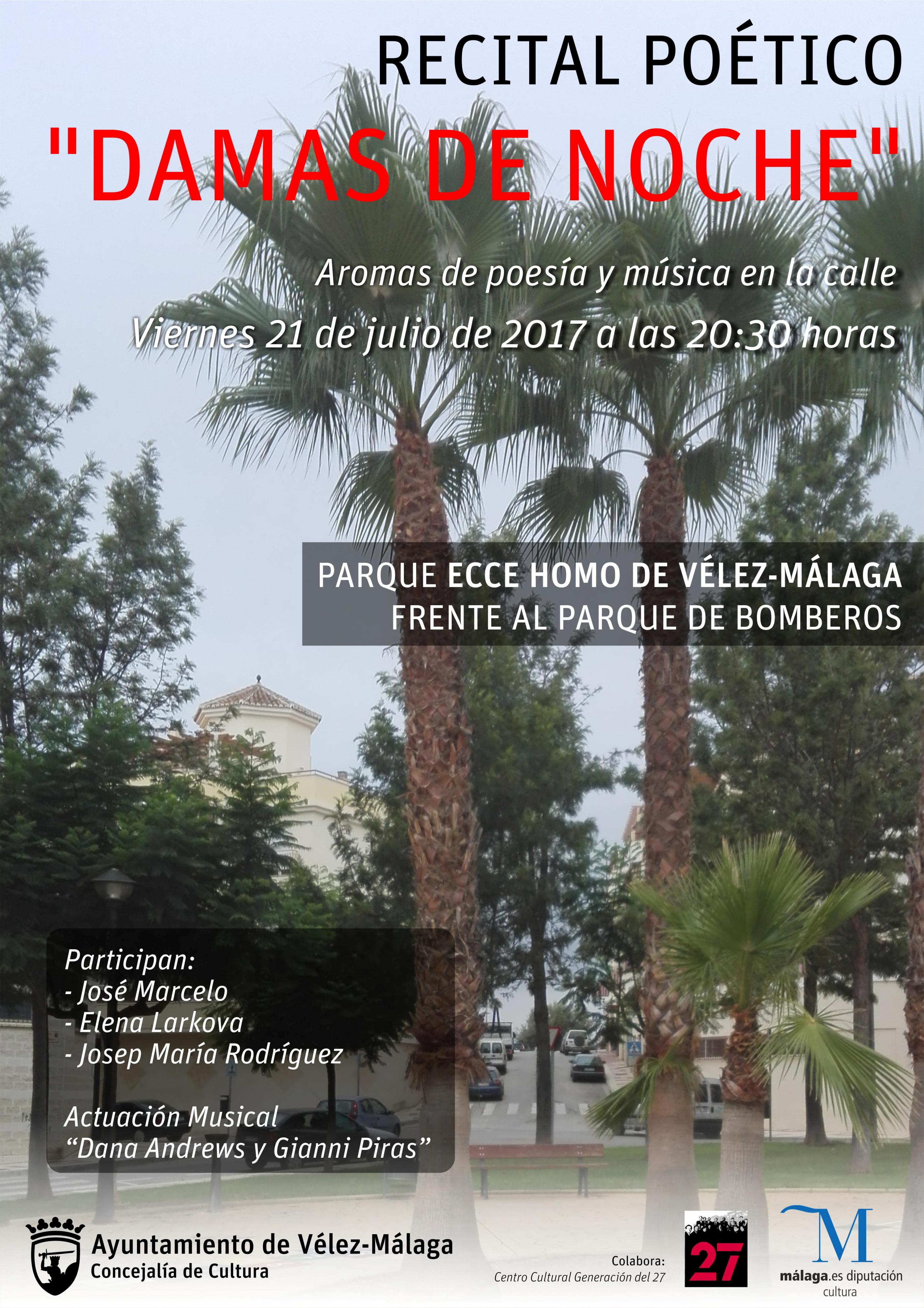 El ciclo Damas de Noche del 27 vuelve a Vélez-Málaga con Josep María  Rodríguez como autor invitado - AxarquiaPlus